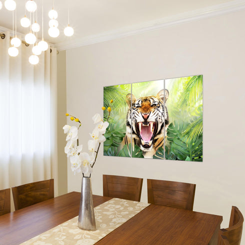 Wandbilder Wohnzimmer XXL Tieger Abstrakt Moderne Bilder Tiere